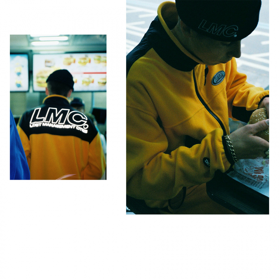 엘엠씨(LMC) LMC FLEECE TRACK SUIT JACKET yellow