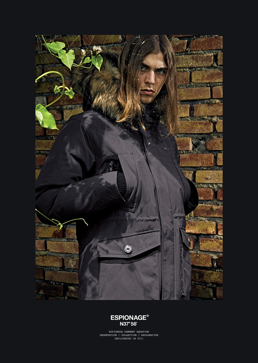 에스피오나지(ESPIONAGE) EG07 Colby Heavy Down Parka Charcoal