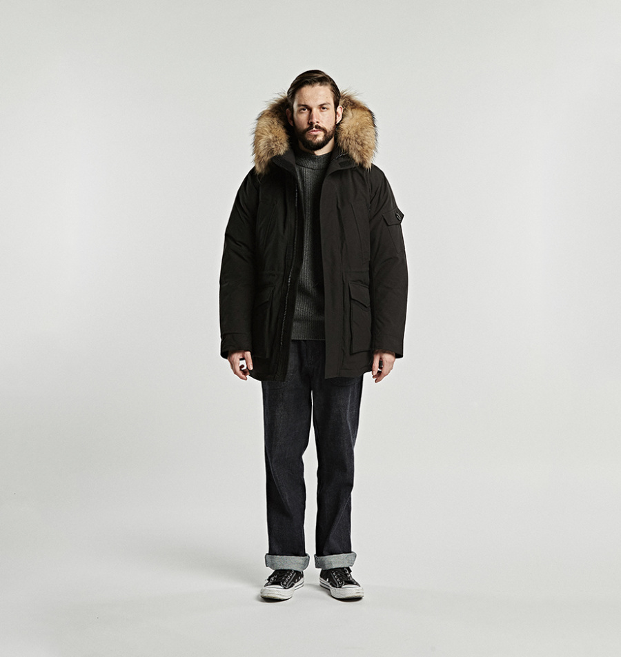 에스피오나지(ESPIONAGE) EG07 Colby Heavy Down Parka Charcoal
