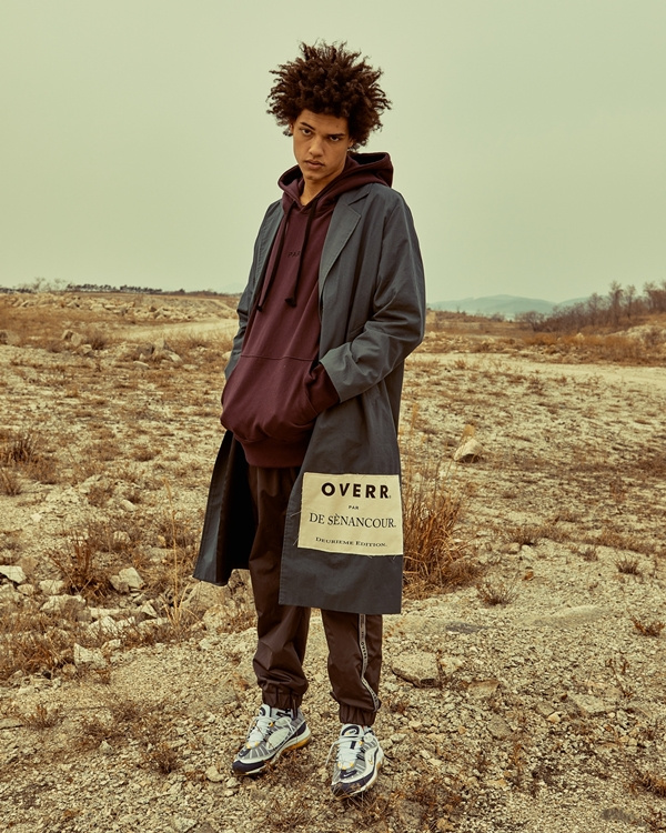 오베르(OVERR) 18SS SIDE POSTCARD KHAKI COAT