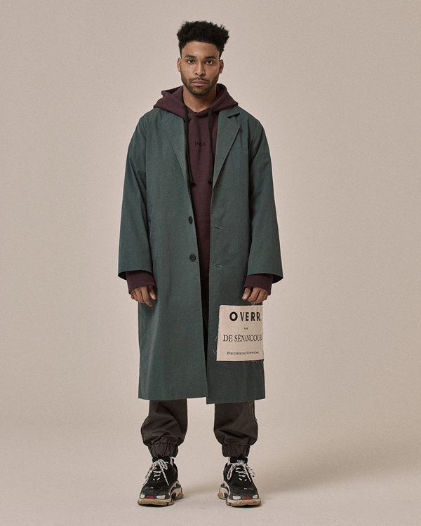 오베르(OVERR) 18SS SIDE POSTCARD KHAKI COAT