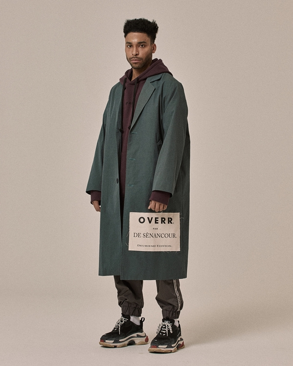 오베르(OVERR) 18SS SIDE POSTCARD KHAKI COAT