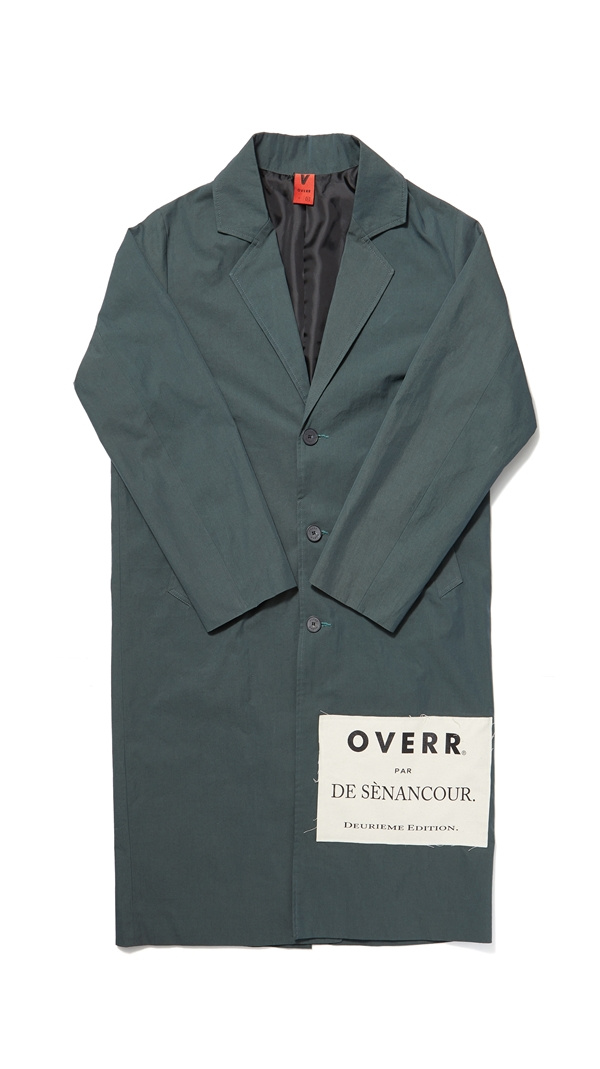 오베르(OVERR) 18SS SIDE POSTCARD KHAKI COAT