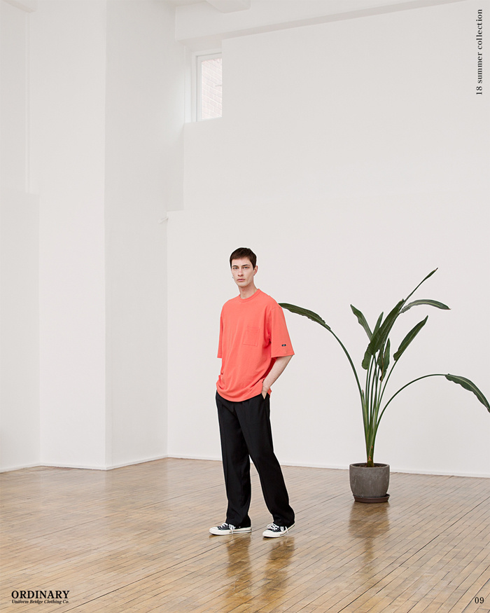 유니폼브릿지(UNIFORM BRIDGE) wide slacks pants black