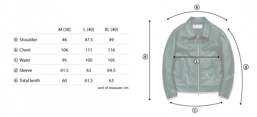 디아프바인(DIAFVINE) DV. LOT538 “ROGER” -GREEN- (STEER HIDE)