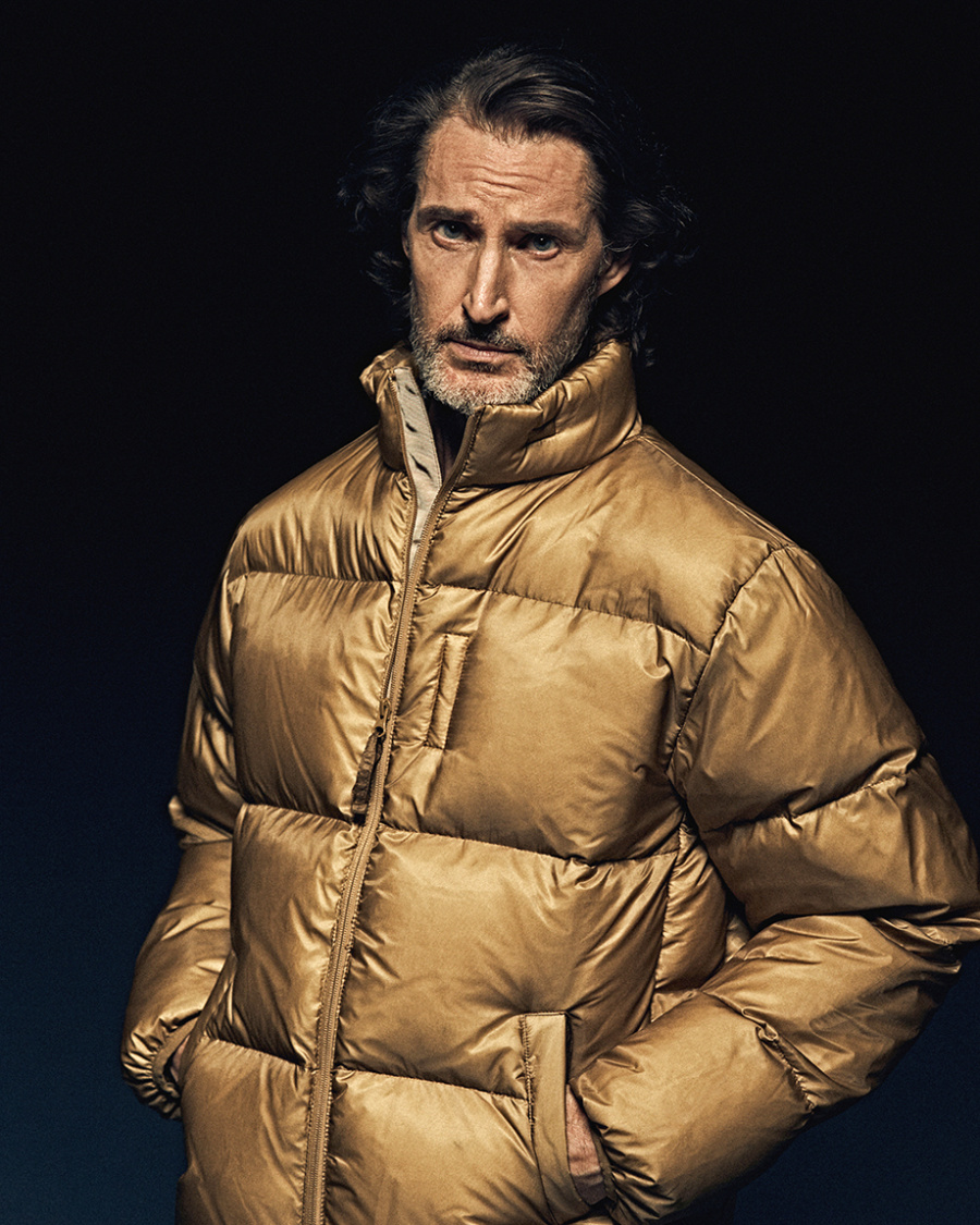 에스피오나지(ESPIONAGE) Elbert Puffer Down Jacket Tan Beige