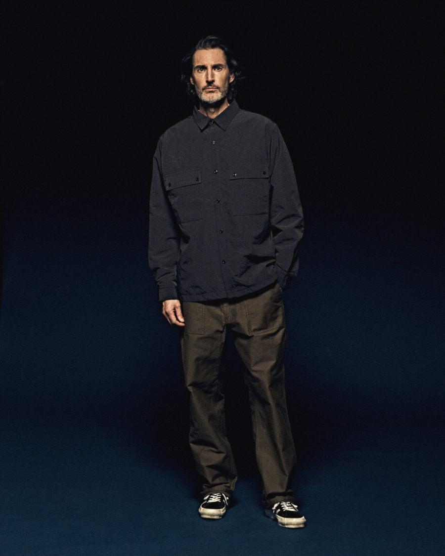 에스피오나지(ESPIONAGE) Belon 107 Padded Shirts Jacket Charcoal