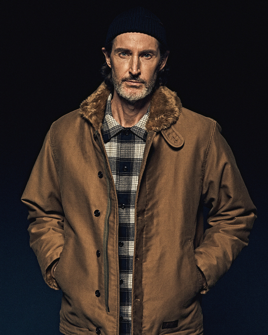 에스피오나지(ESPIONAGE) Lander N-1 Deck Jacket Tan