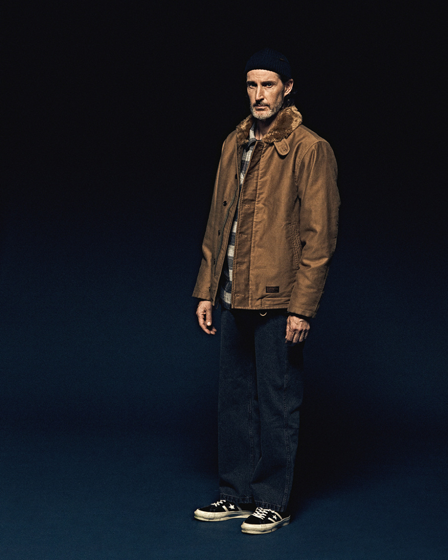 에스피오나지(ESPIONAGE) Lander N-1 Deck Jacket Tan