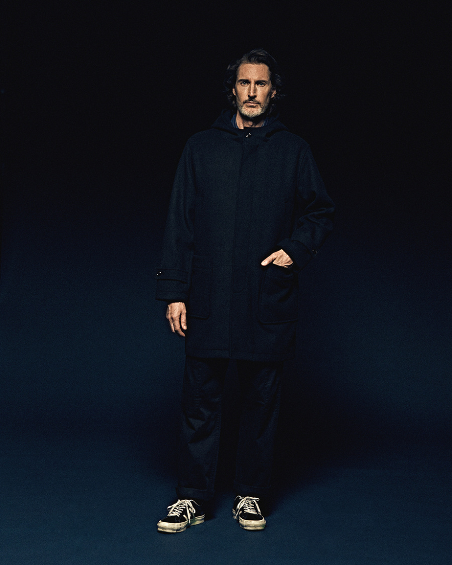 에스피오나지(ESPIONAGE) Dover Fisherman Coat Black