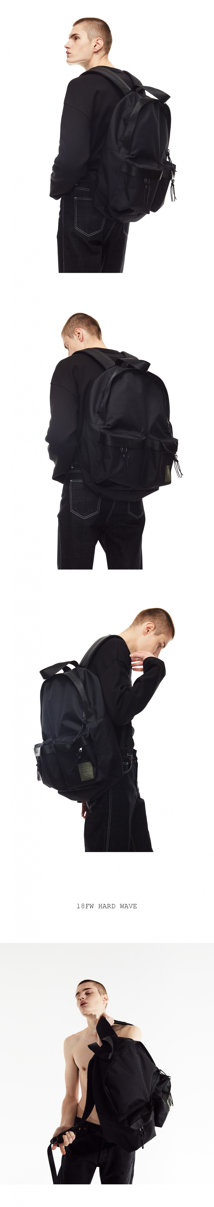 메종미네드(MAISON MINED) TWO POCKET BACKPACK