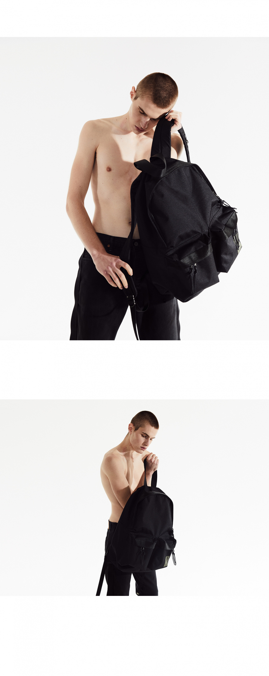메종미네드(MAISON MINED) TWO POCKET BACKPACK