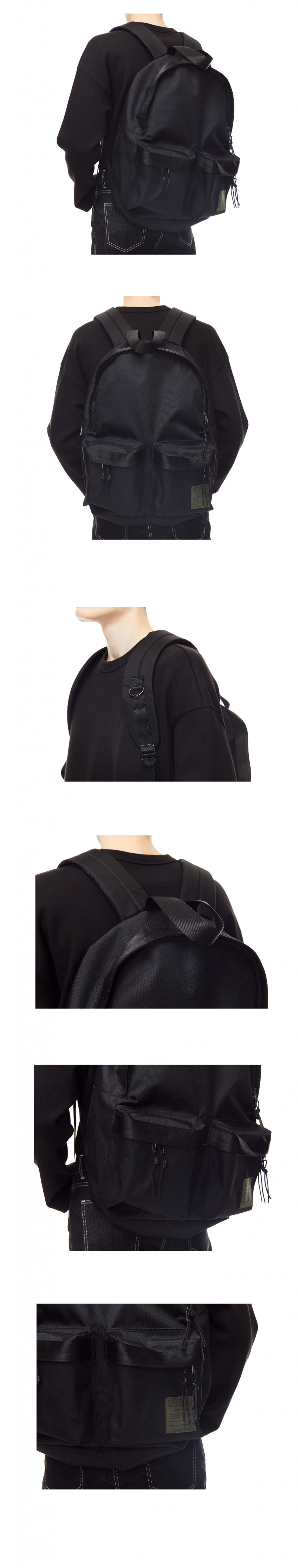 메종미네드(MAISON MINED) TWO POCKET BACKPACK