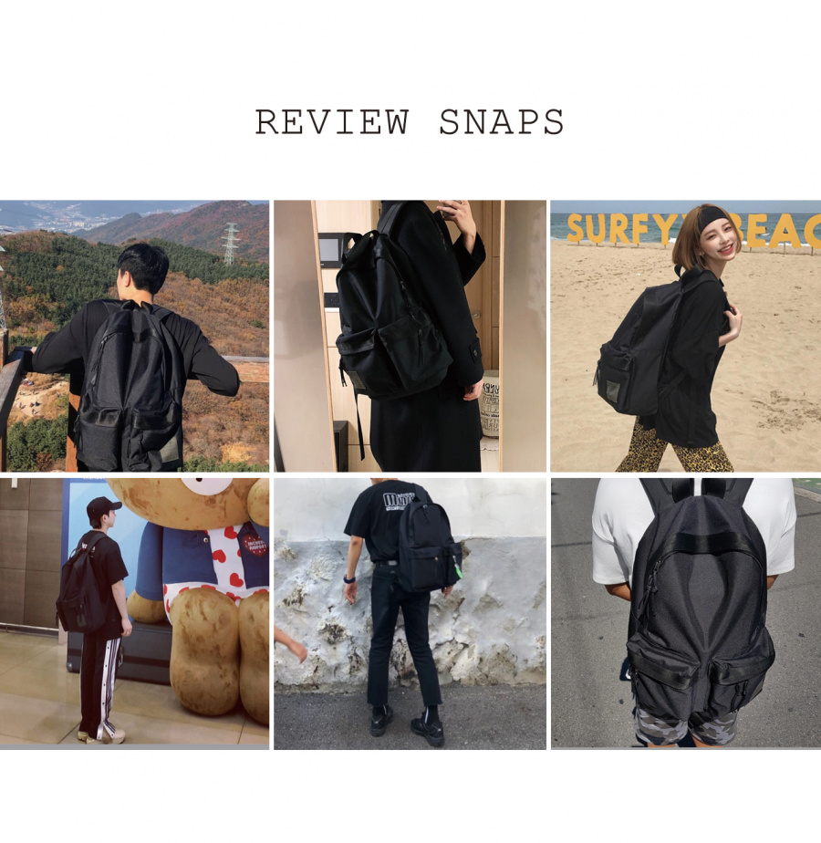 메종미네드(MAISON MINED) TWO POCKET BACKPACK
