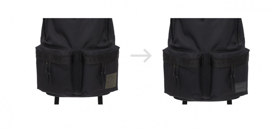 메종미네드(MAISON MINED) TWO POCKET BACKPACK
