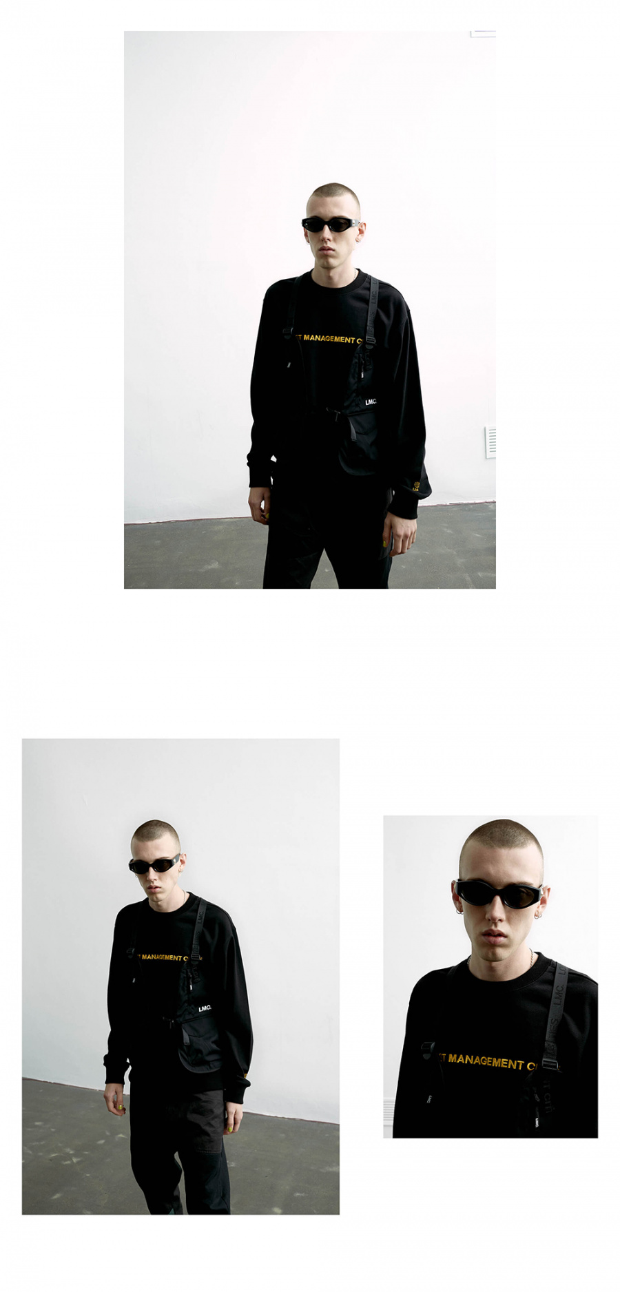 엘엠씨(LMC) LMC CAPITAL LOGO SWEATSHIRT navy