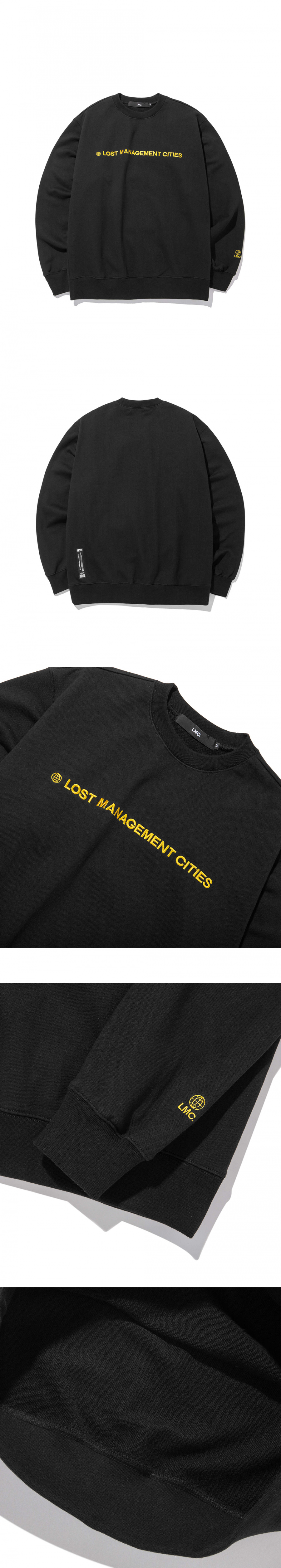엘엠씨(LMC) LMC CAPITAL LOGO SWEATSHIRT black