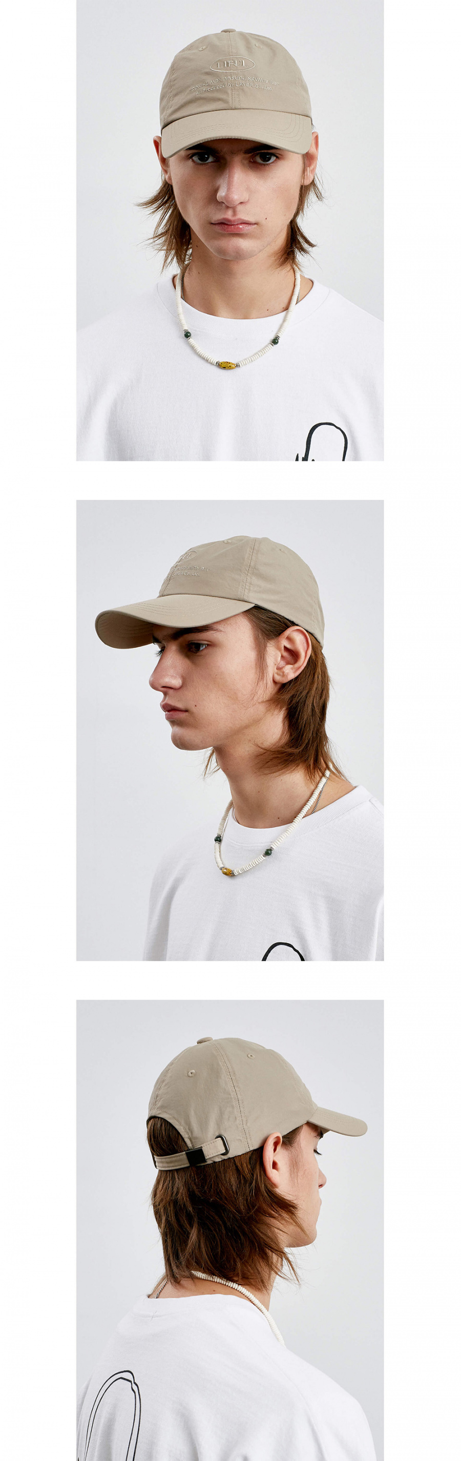 라이풀(LIFUL) COMFORT 6 PANEL CAP beige