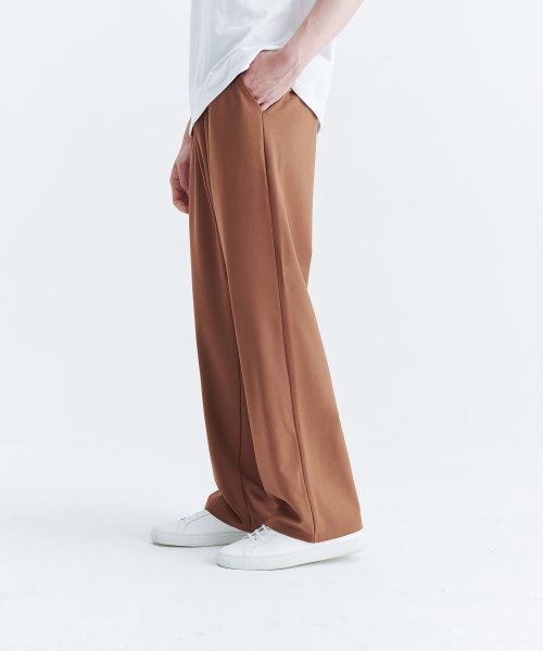 unisex semi wide banding slacks
