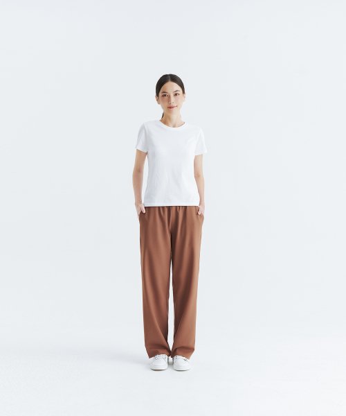 unisex semi wide banding slacks