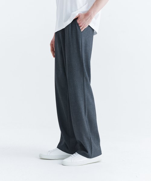 unisex semi wide banding slacks