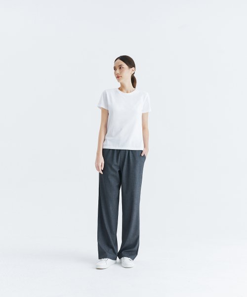 unisex semi wide banding slacks