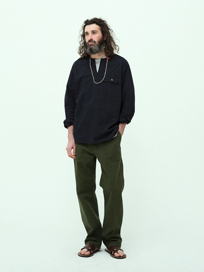 유니폼브릿지(UNIFORM BRIDGE) cotton fatigue pants forest