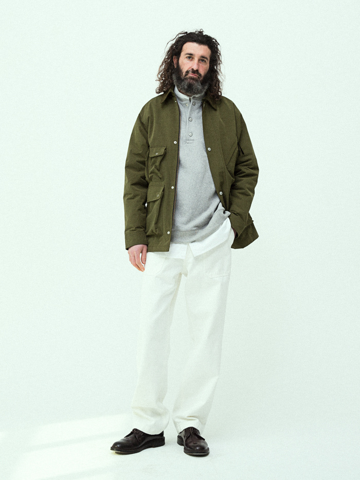 유니폼브릿지(UNIFORM BRIDGE) cotton fatigue pants forest