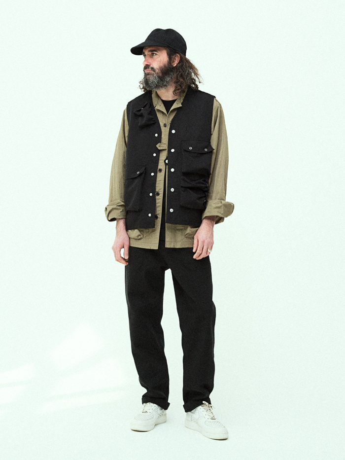 유니폼브릿지(UNIFORM BRIDGE) cotton fatigue pants forest
