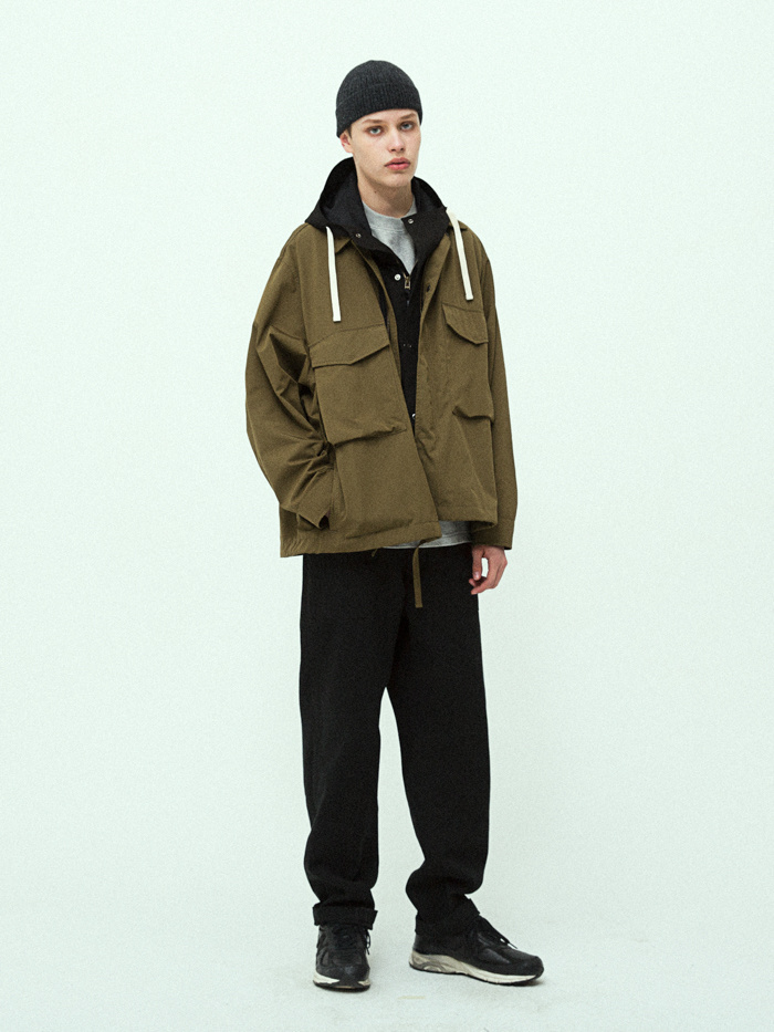 유니폼브릿지(UNIFORM BRIDGE) cotton fatigue pants forest