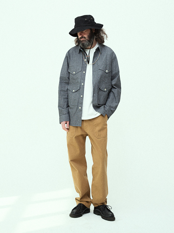 유니폼브릿지(UNIFORM BRIDGE) cotton fatigue pants forest