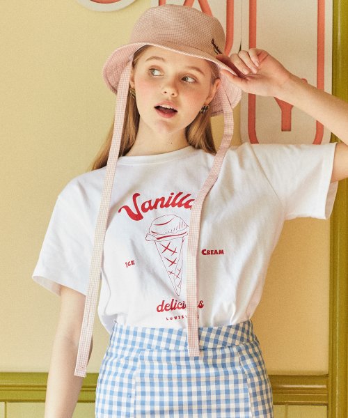 DE VANILLA TEE(WHITE)