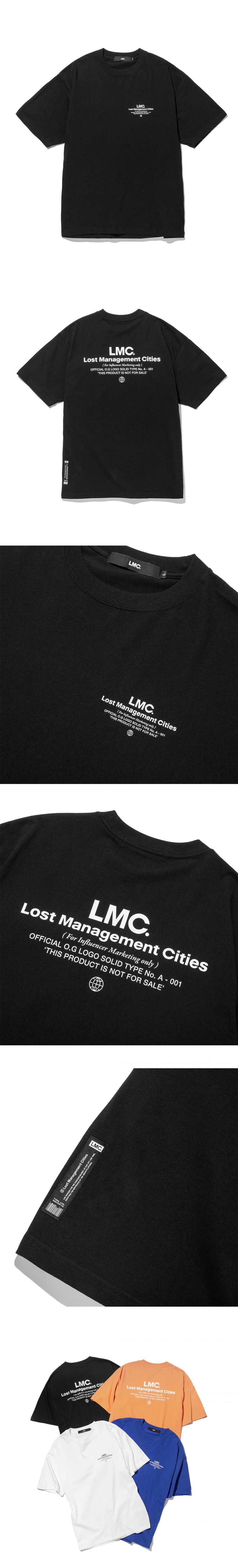 엘엠씨(LMC) LMC INFLUENCER TEE black