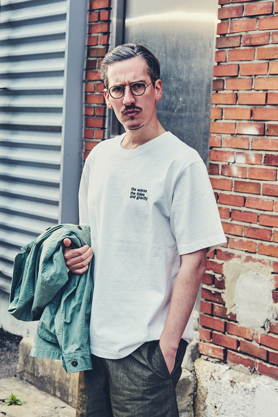 에스피오나지(ESPIONAGE) WAVE OFF Heavyweight T-Shirt Off White