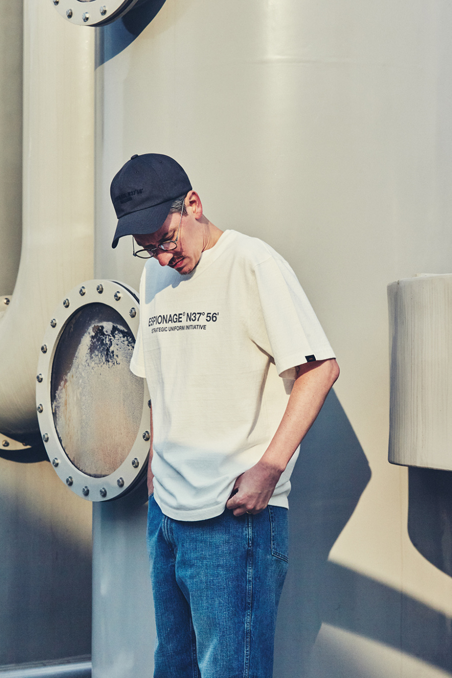 에스피오나지(ESPIONAGE) ESUI Heavyweight T-Shirt Off White