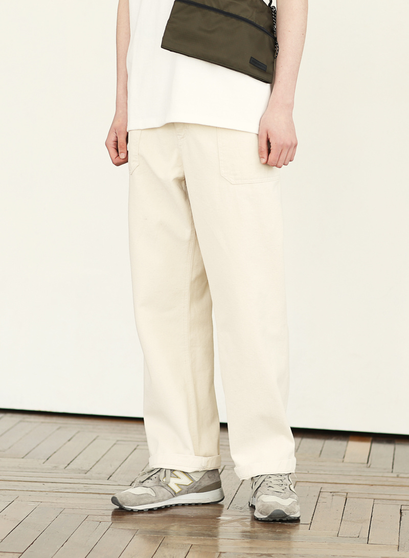 유니폼브릿지(UNIFORM BRIDGE) cotton fatigue pants forest