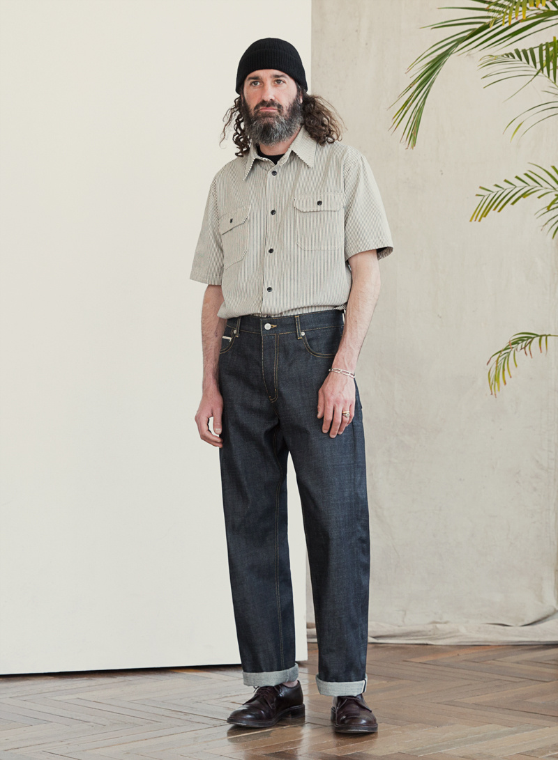 유니폼브릿지(UNIFORM BRIDGE) selvedge denim pants indigo