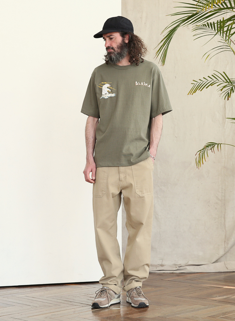 유니폼브릿지(UNIFORM BRIDGE) cotton fatigue pants forest