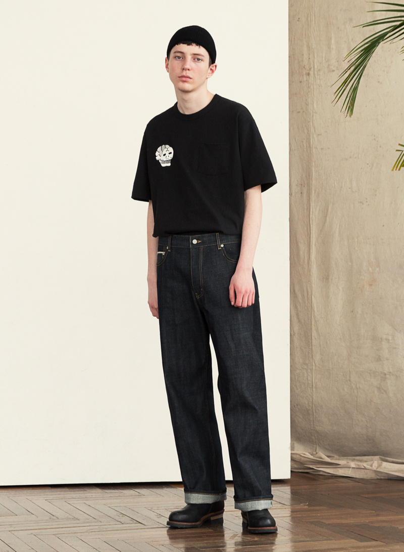 유니폼브릿지(UNIFORM BRIDGE) selvedge denim pants indigo