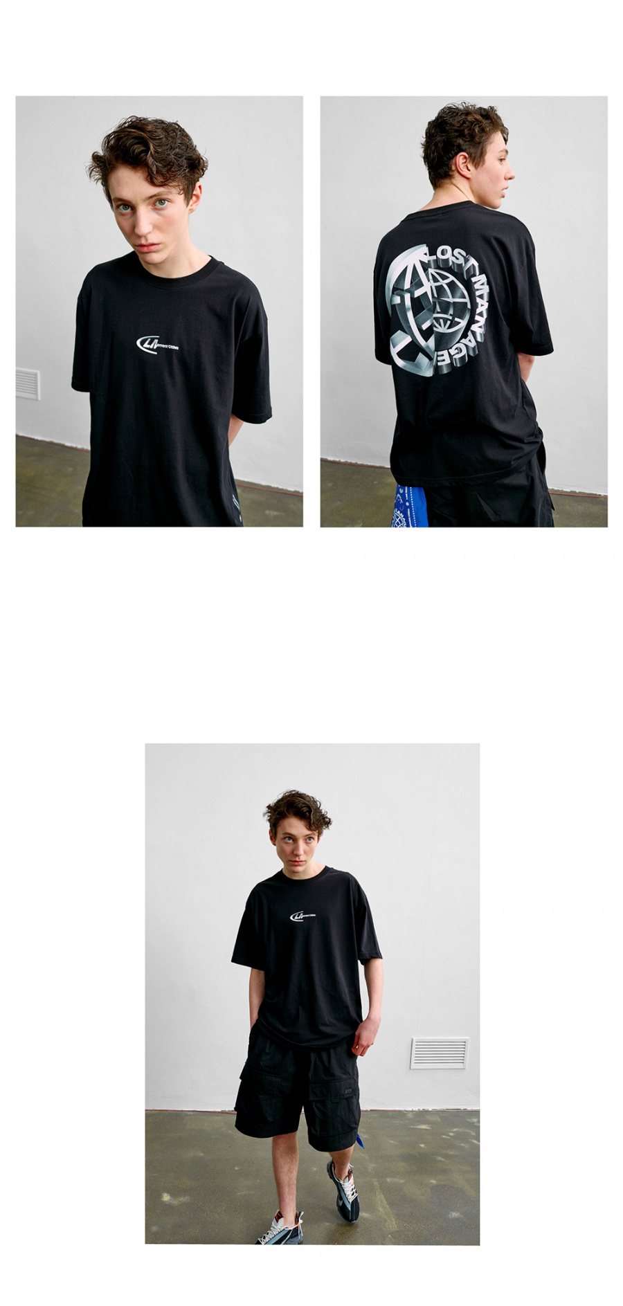 엘엠씨(LMC) LMC CUT 3D LOGO TEE black