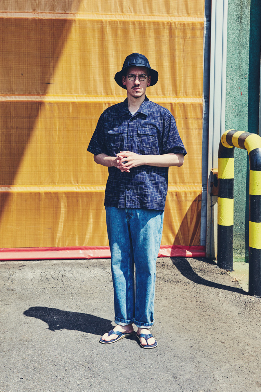 에스피오나지(ESPIONAGE) Billy 5PK Washed Denim Pants Washed Blue