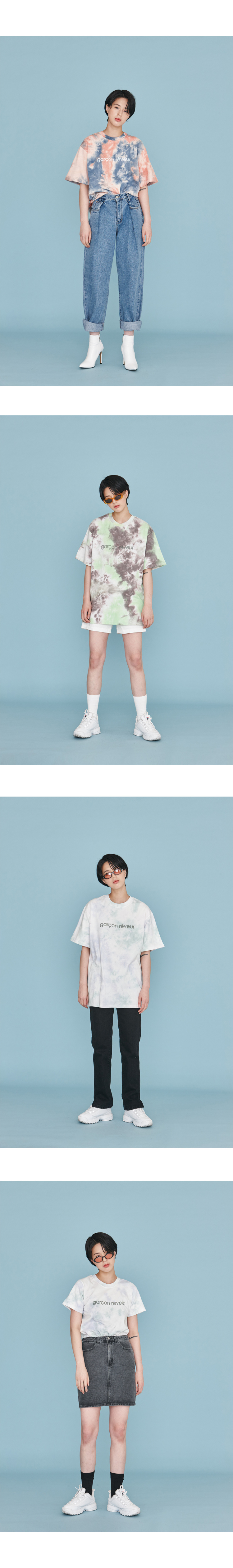 노이커먼(NOYCOMMON) GARCON TIE DYE TEE WH