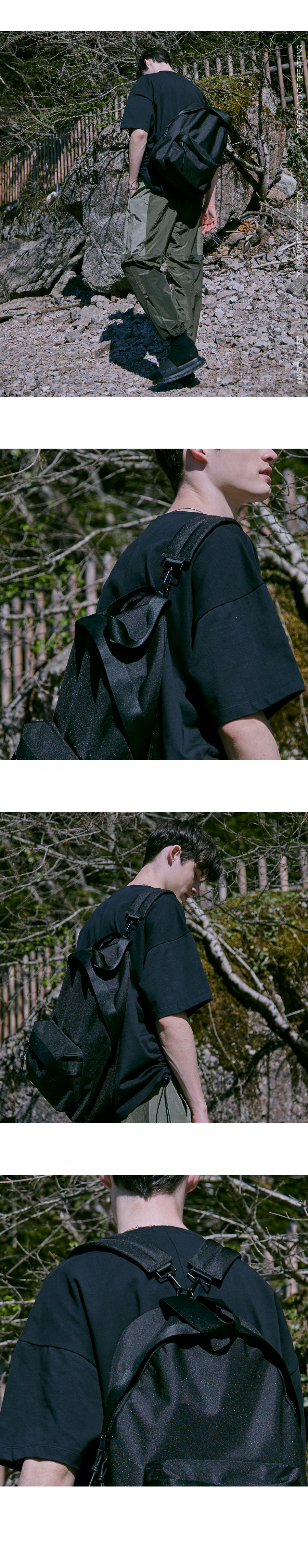 메종미네드(MAISON MINED) 2 IN 1 ONE POCKET BACKPACK