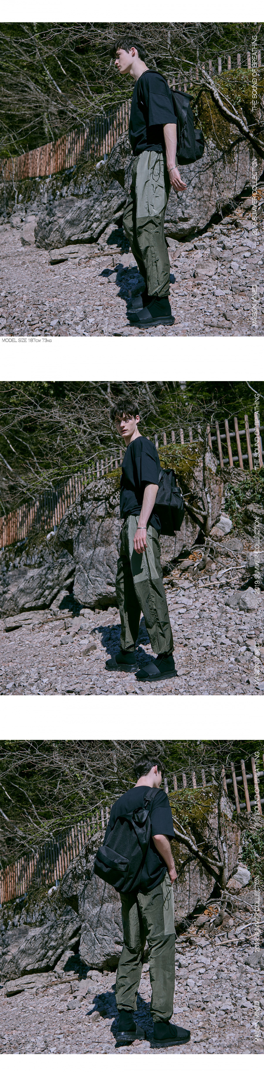 메종미네드(MAISON MINED) 2 IN 1 ONE POCKET BACKPACK