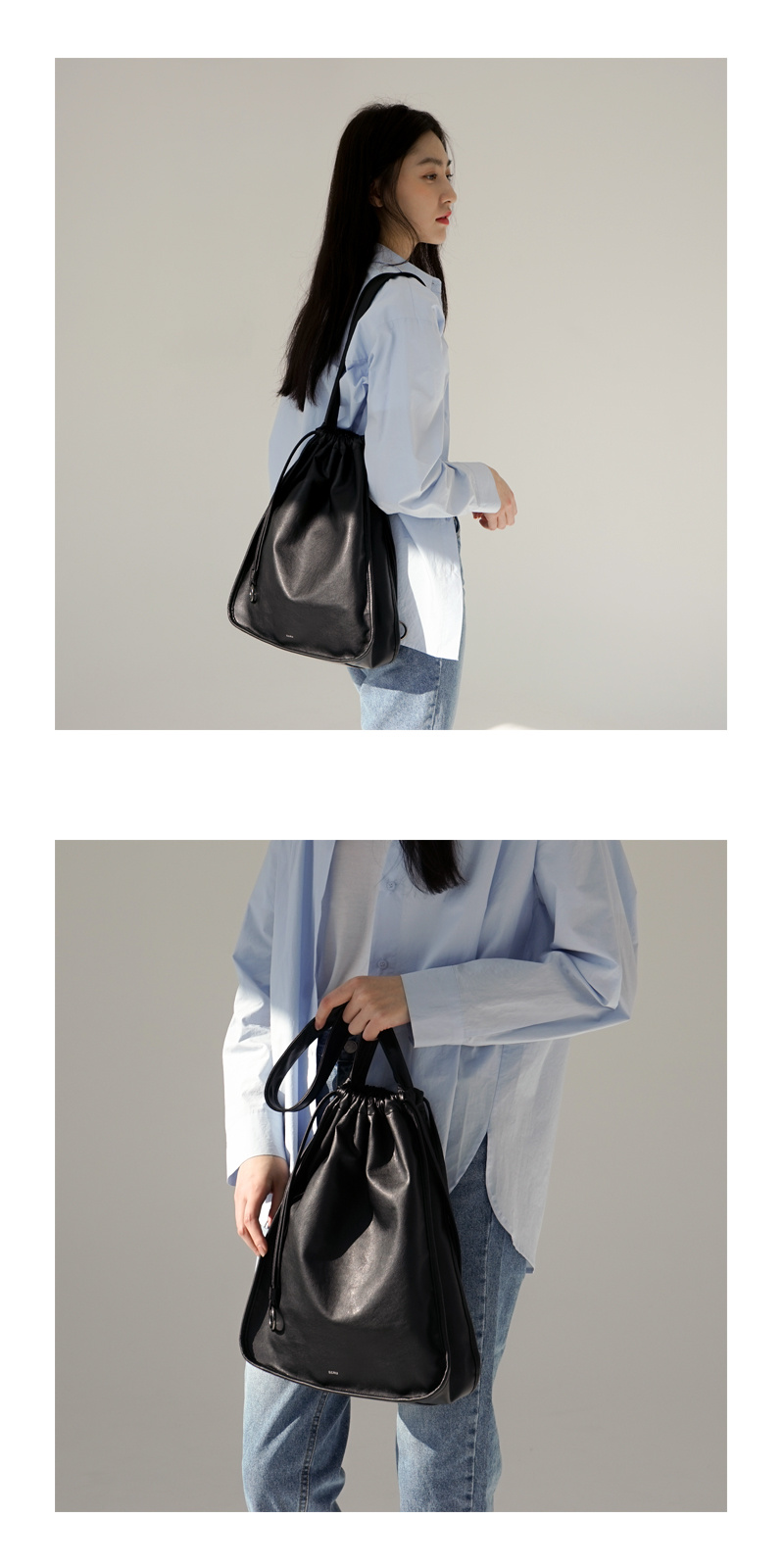 ECRIT☆韓国シンプルバッグ☆hoan bag 全2色 ECRIT☆韓国シンプルバッグ☆hoan bag 全2色 (トートバッグ