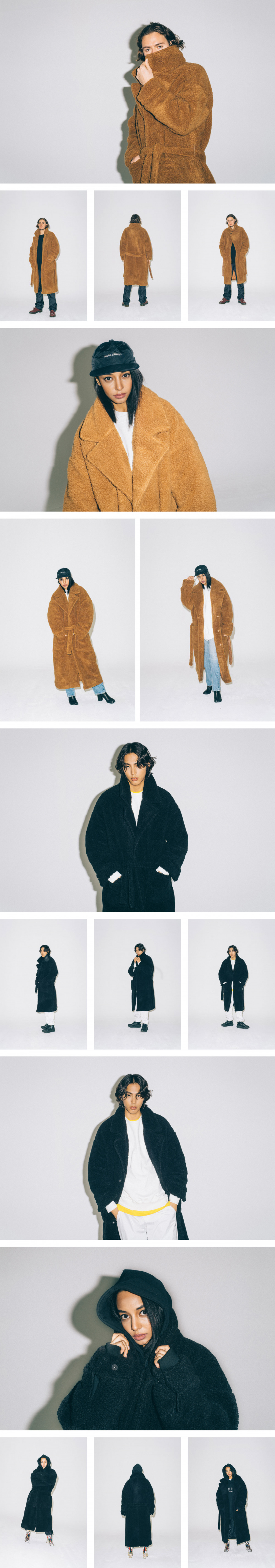 분트(BUND) PROMPTER X MODE LIMITE X BUND - Ted Shearing Coat Brown