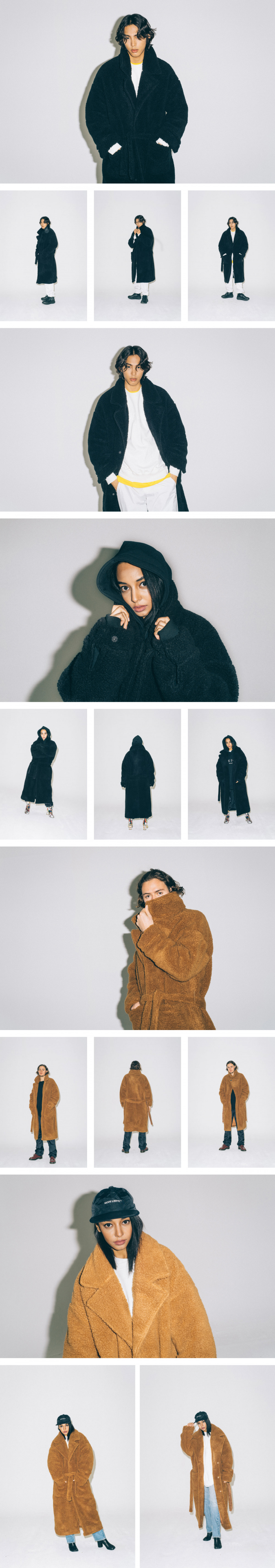 분트(BUND) PROMPTER X MODE LIMITE X BUND - Ted Shearing Coat Black
