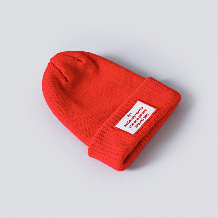 분트(BUND) DAS BLADE X BUND - Art Beanie Red