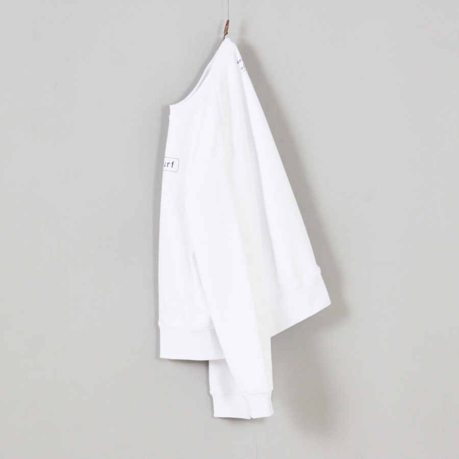 분트(BUND) CAMPAIGN Sweatshirt - Surf White