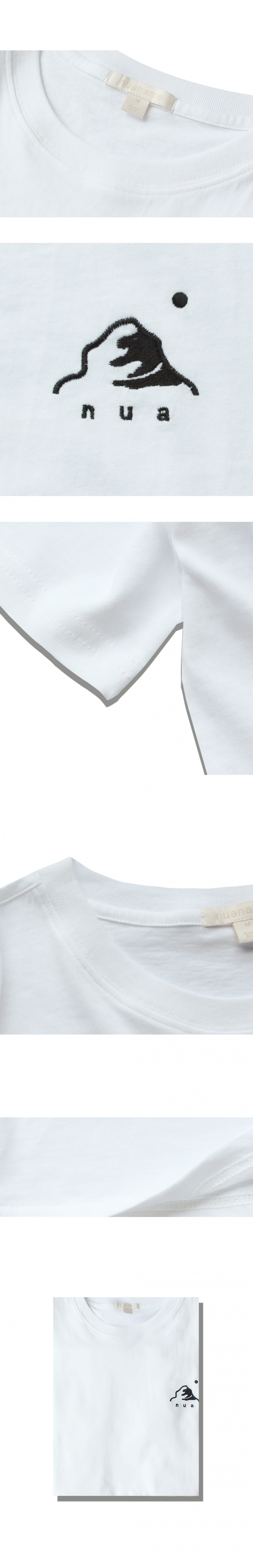 누아네임(NUANAME) nua slim fit_t white